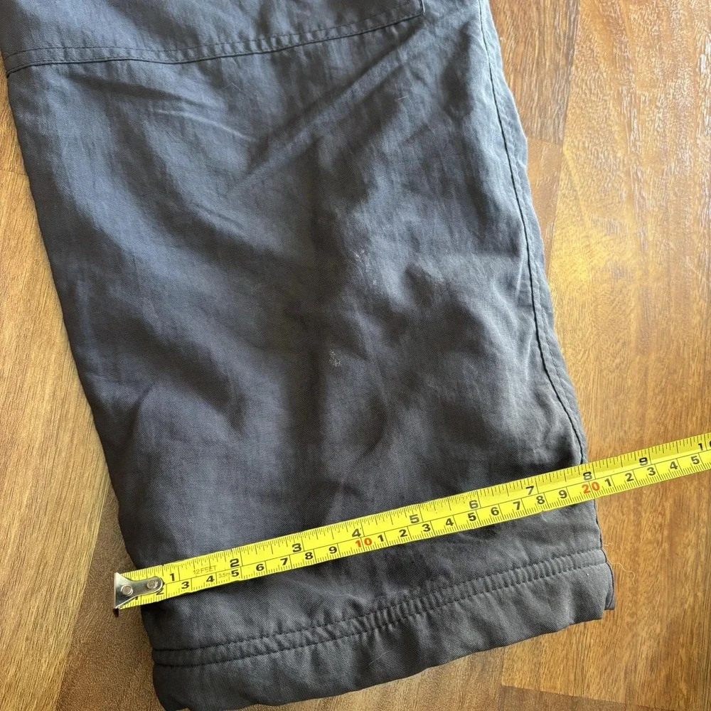 The North Face Snow Pants Mens 38x34 Gray Nylon Insulated Quilted Lined Winter